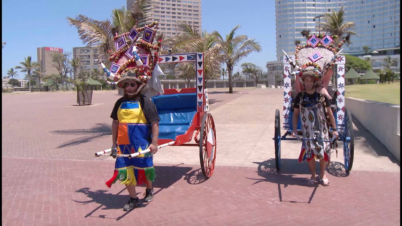 Durban rickshaw cow horns colour